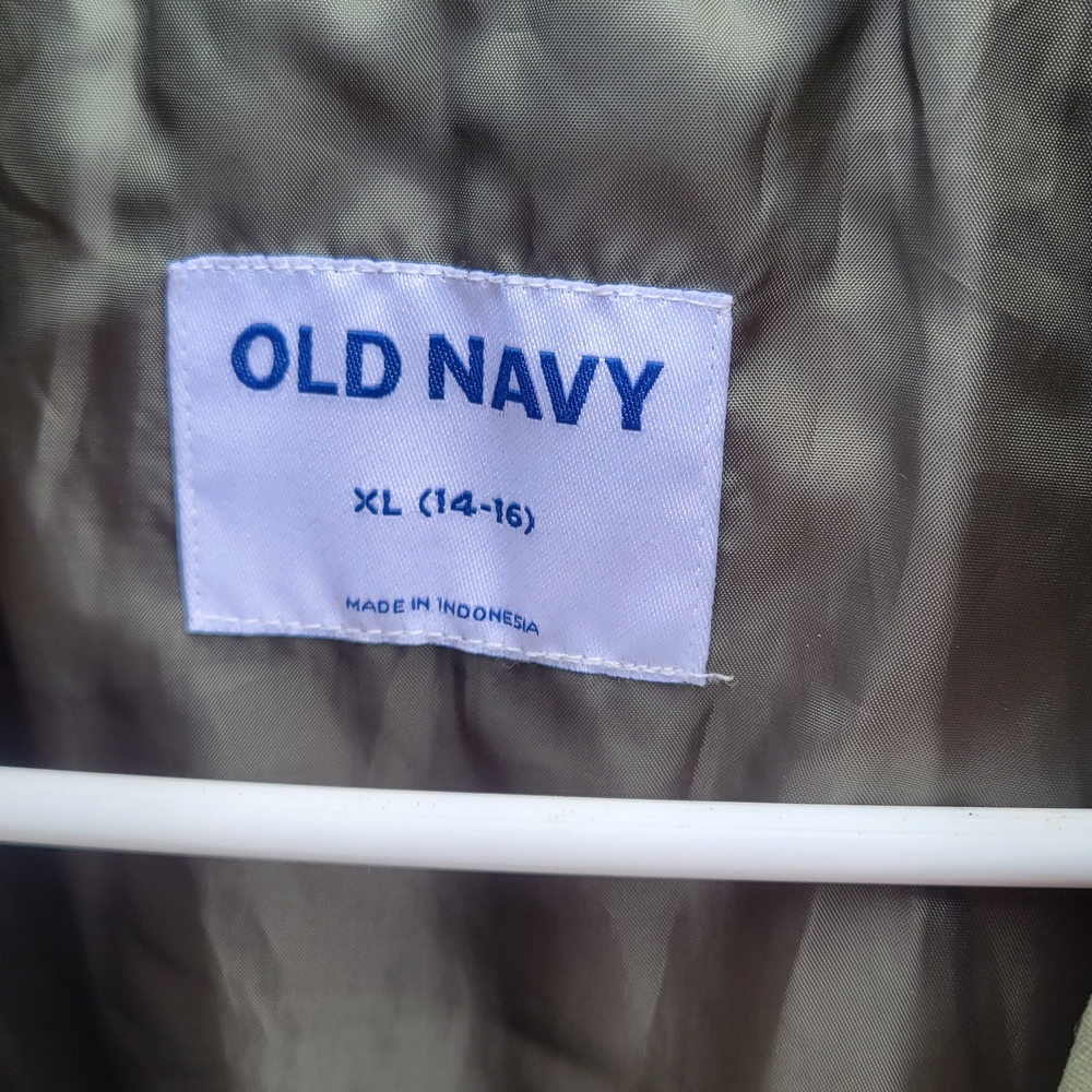 Girls Olive Green Quilted Jacket - Picture 7 of 10